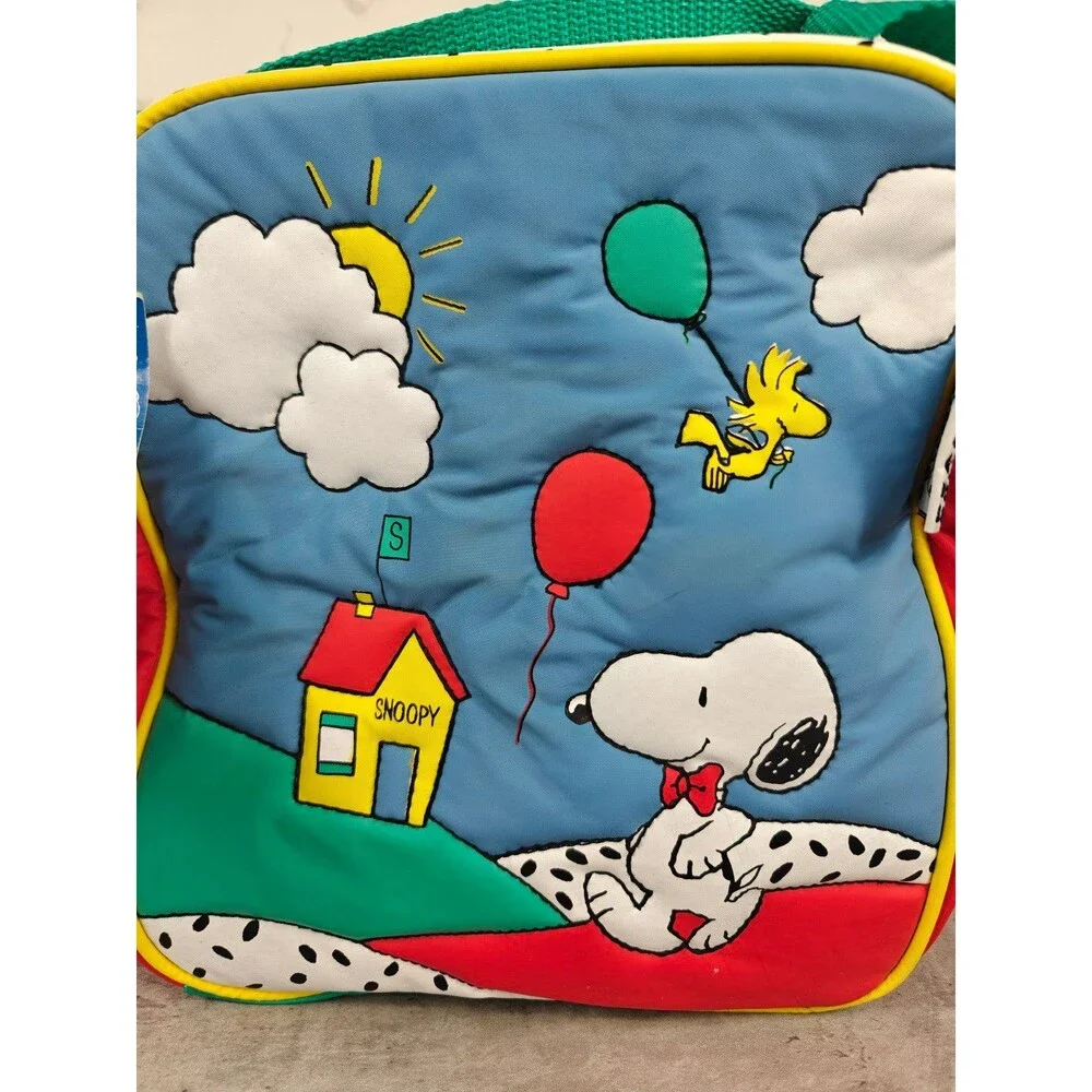 Vintage Snoopy Peanuts Quiltex Diaper Bag NWT Carrying Insulated Bag